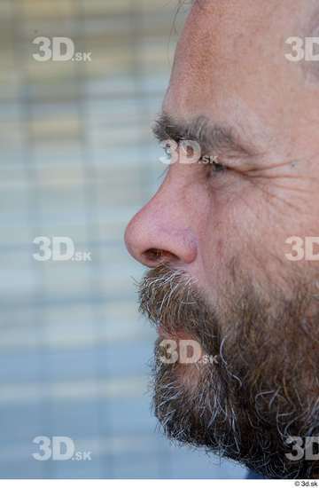 Nose Man White Casual Average Bearded Street photo references