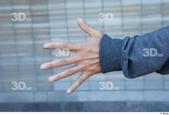 Hand Man White Casual Average Street photo references