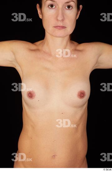 Chest Breast Woman White Nude Slim Pregnant Studio photo references