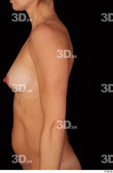 Arm Woman White Nude Slim Pregnant Studio photo references