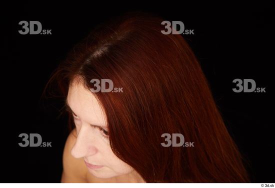 Hair Woman White Slim Pregnant Studio photo references