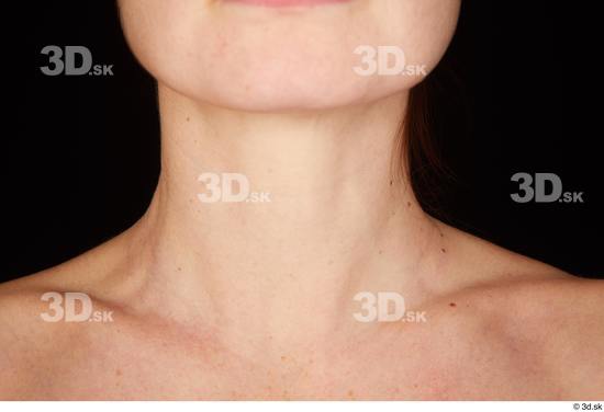 Neck Woman White Slim Pregnant Studio photo references