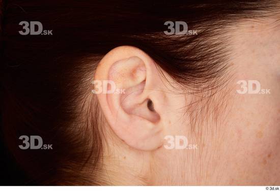 Ear Woman White Slim Pregnant Studio photo references