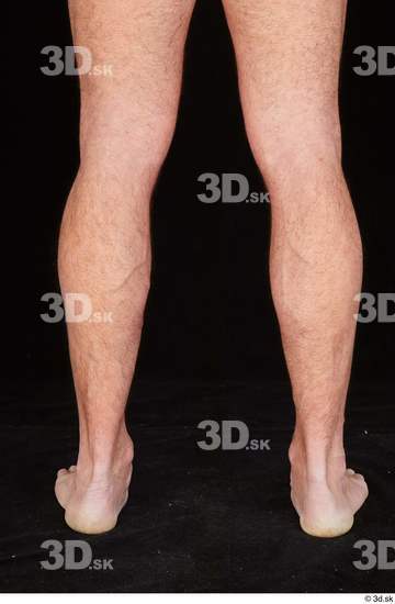 Calf Man White Nude Muscular Studio photo references