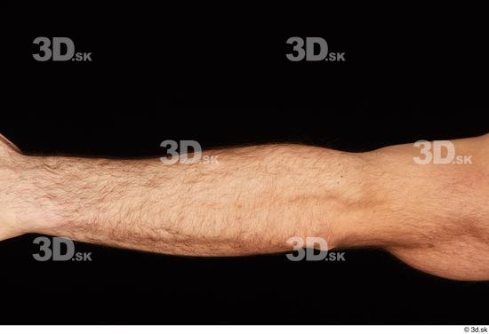 Forearm Man White Nude Muscular Studio photo references
