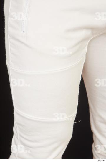 Leg Man White Pants Muscular Studio photo references