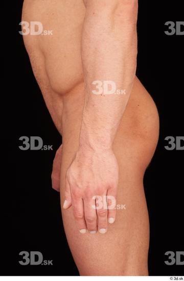 Forearm Hand Man White Nude Muscular Studio photo references