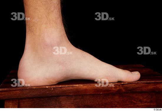 Foot Man White Nude Slim Studio photo references