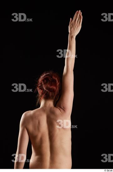 Arm Back Woman White Nude Pregnant Studio photo references