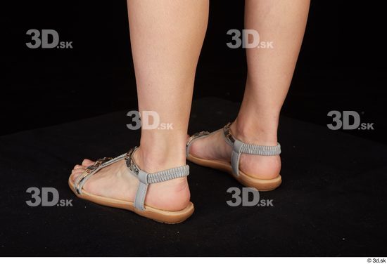 Foot Woman White Casual Shoes Pregnant Studio photo references