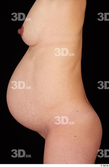 Belly Woman White Nude Pregnant Studio photo references