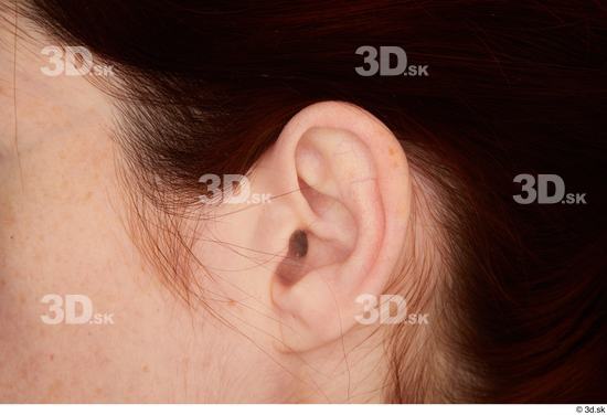 Ear Woman White Pregnant Studio photo references