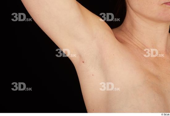 Underarm Woman White Nude Pregnant Studio photo references