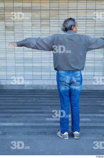 Whole Body Man T poses White Casual Average Standing Street photo references