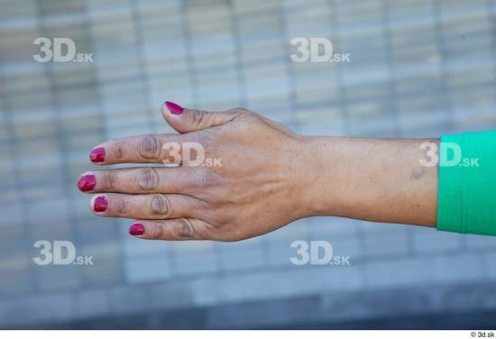 Hand Woman White Casual Average Street photo references