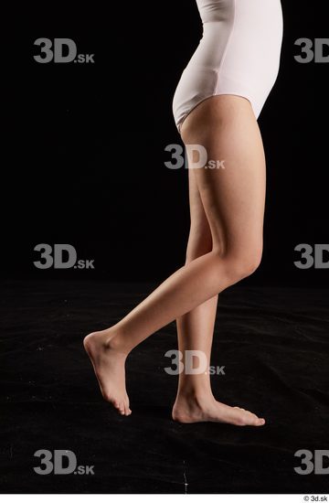 Calf Woman White Underwear Average Studio photo references