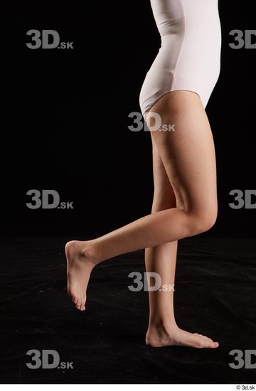 Calf Woman White Underwear Average Studio photo references