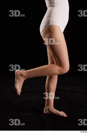 Calf Woman White Underwear Average Studio photo references