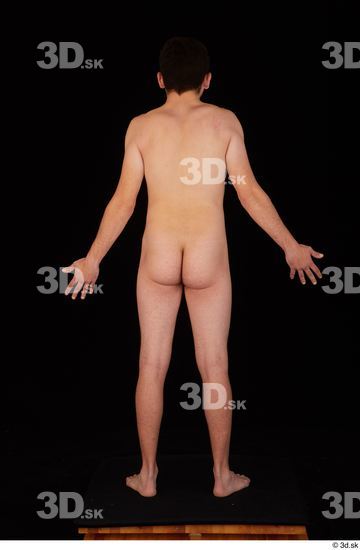Whole Body Man White Nude Slim Studio photo references