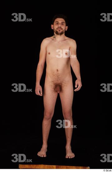 Whole Body Man White Nude Slim Studio photo references