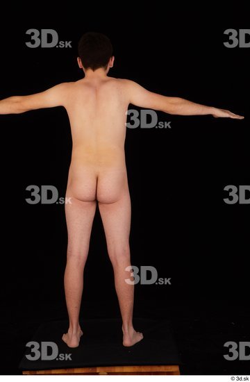 Whole Body Man T poses White Nude Slim Studio photo references