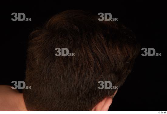 Hair Man White Slim Studio photo references