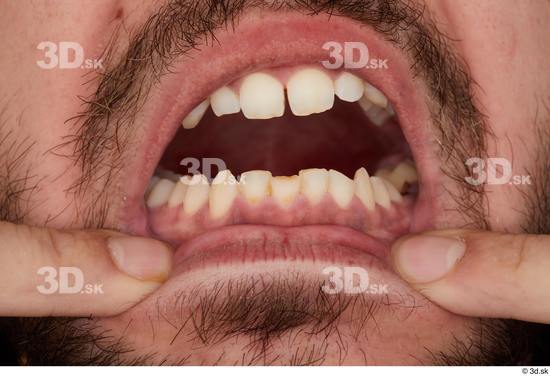 Teeth Man White Slim Studio photo references