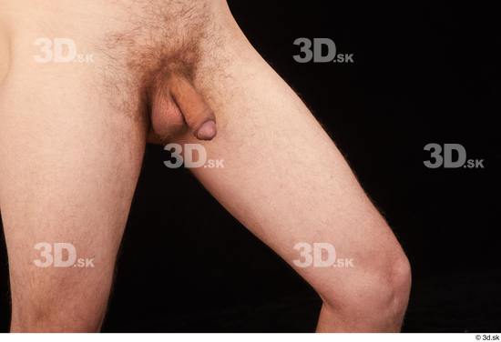 Thigh Man White Nude Slim Studio photo references