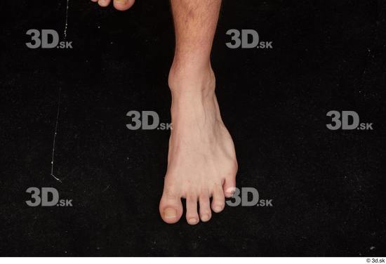 Foot Man White Nude Slim Studio photo references