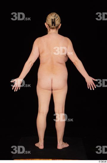 Whole Body Woman White Nude Chubby Standing Studio photo references