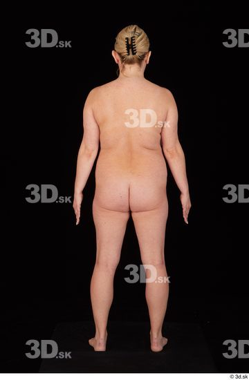 Whole Body Woman White Nude Chubby Standing Studio photo references