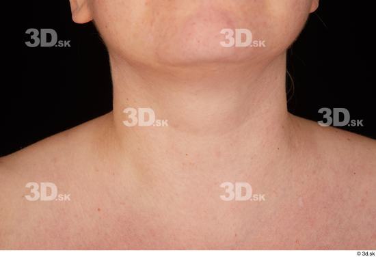 Neck Woman White Chubby Studio photo references