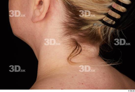 Neck Woman White Chubby Studio photo references