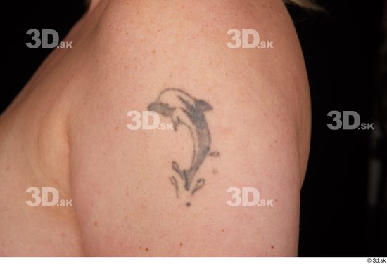 Arm Woman White Tattoo Nude Chubby Studio photo references