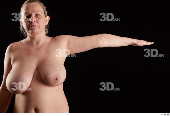 Arm Woman White Nude Chubby Studio photo references