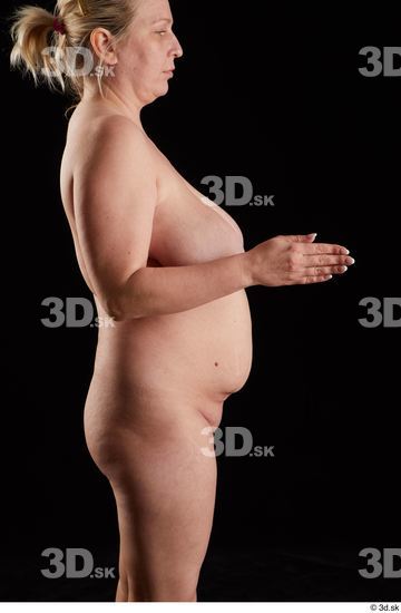 Arm Woman White Nude Chubby Studio photo references