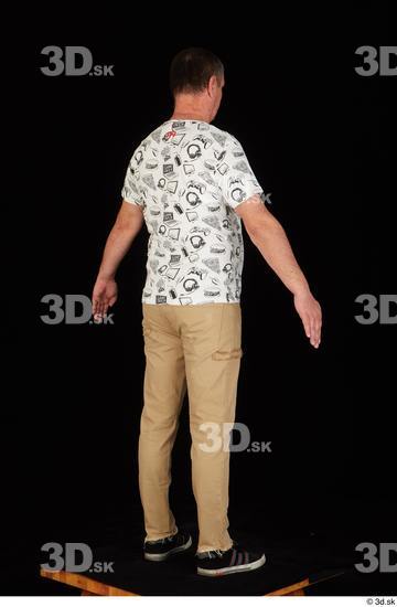 Whole Body Man Shirt Trousers Chubby Standing Studio photo references