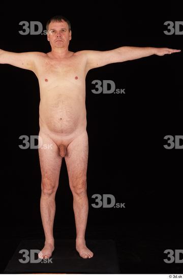 Whole Body Man T poses Nude Chubby Standing Studio photo references