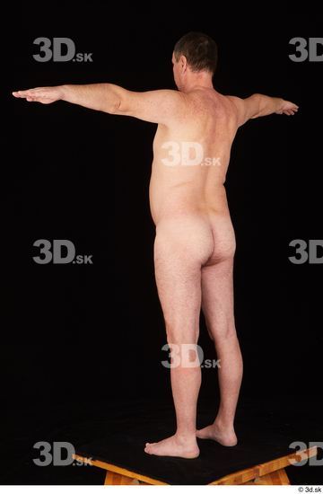 Whole Body Man T poses Nude Chubby Standing Studio photo references