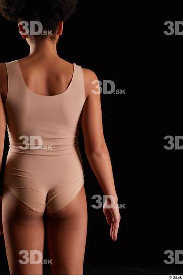 Arm Back Woman Black Underwear Average Studio photo references