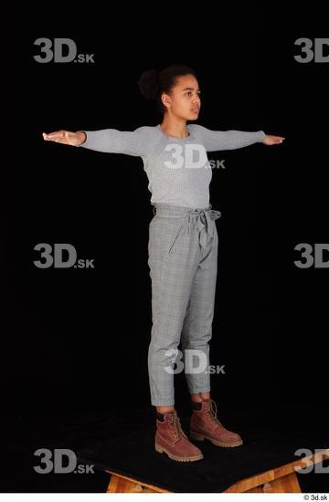 Whole Body Woman T poses Casual Sweatshirt Trousers Average Standing Studio photo references