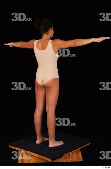 Whole Body Woman T poses Underwear Average Standing Studio photo references