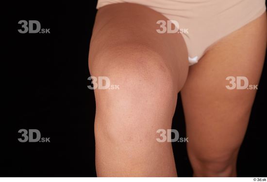 Knee Woman Average Studio photo references
