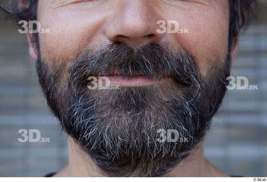 Mouth Man White Sports Average Bearded Street photo references