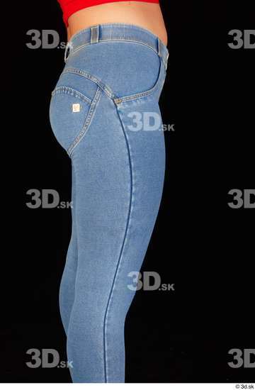 Daisy Lee blue jeans casual dressed thigh  jpg