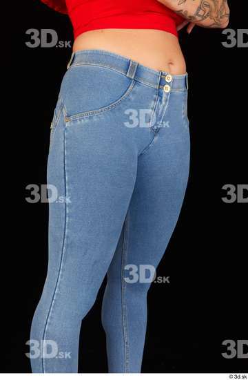 Daisy Lee blue jeans casual dressed thigh  jpg