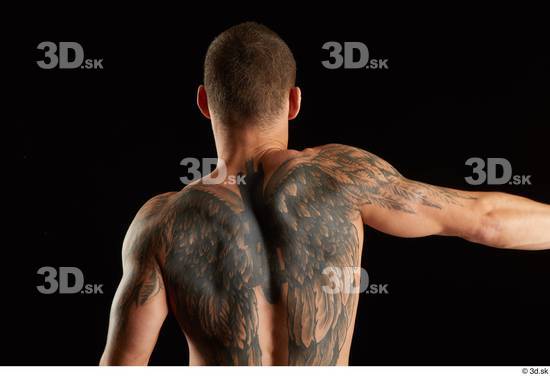 Man White Athletic Male Studio Poses