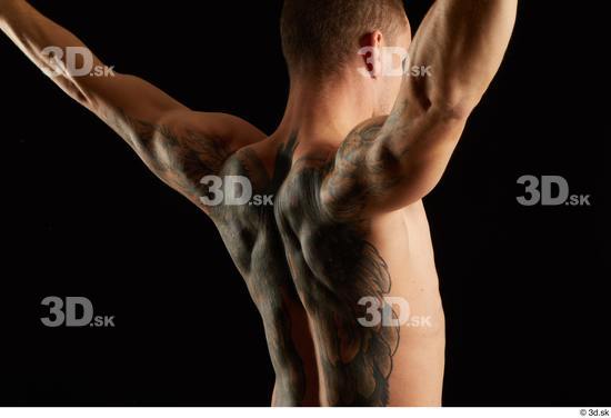 Man White Athletic Male Studio Poses