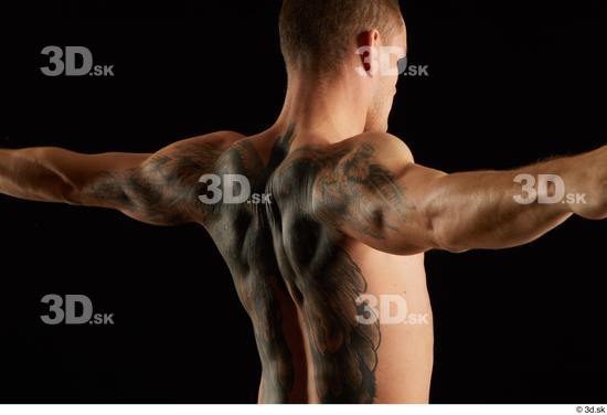 Man White Athletic Male Studio Poses