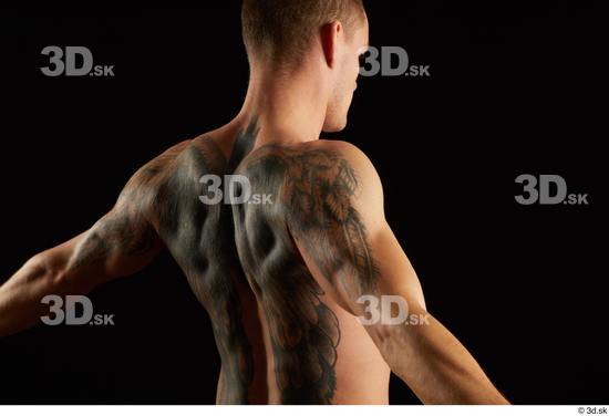 Man White Athletic Male Studio Poses